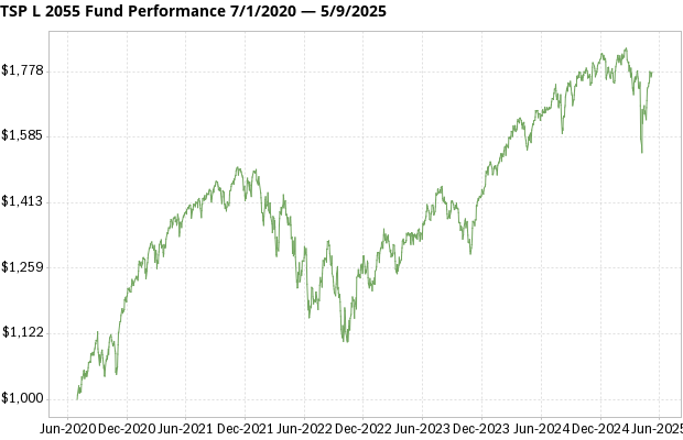 TSP L 2055 Fund returns